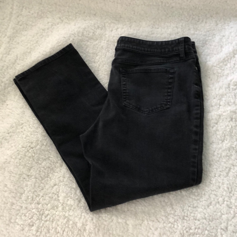 St. John’s bay black straight leg jeans